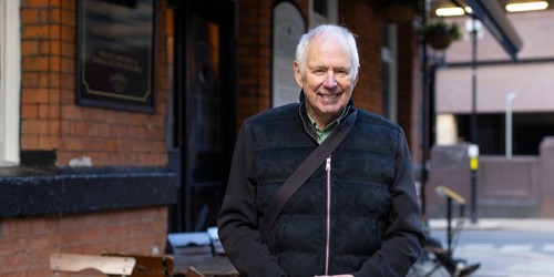 Nick Owen, who was diagnosed with prostate cancer in 2023.