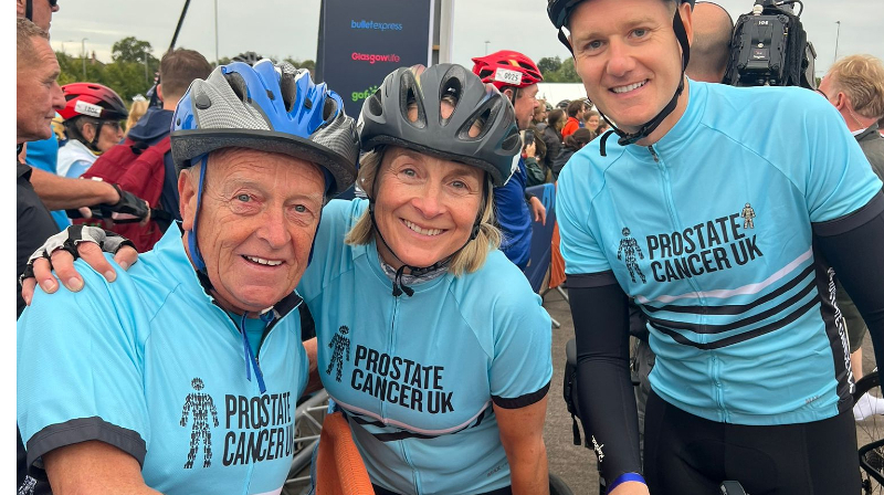 Danny Mckay, Louise Minchin And Dan Walker At Tour De 4