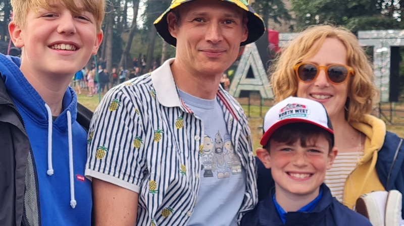John With Family
