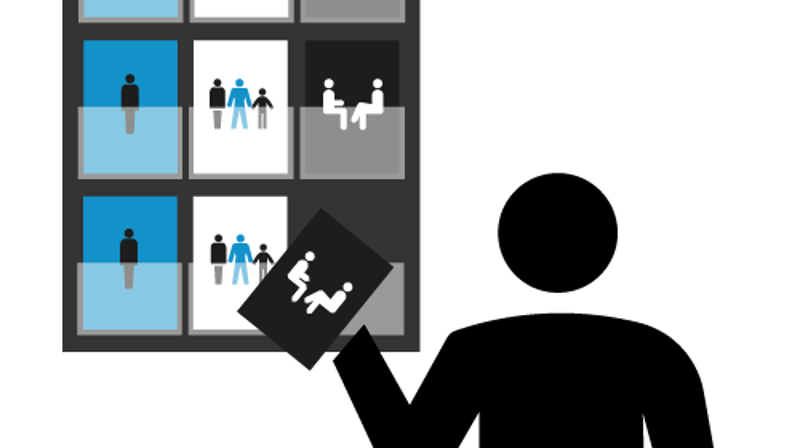 Our Publications Man Icon Black