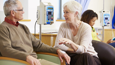 Couple Chemotherapy Treatment Medication Adobestock 84467190