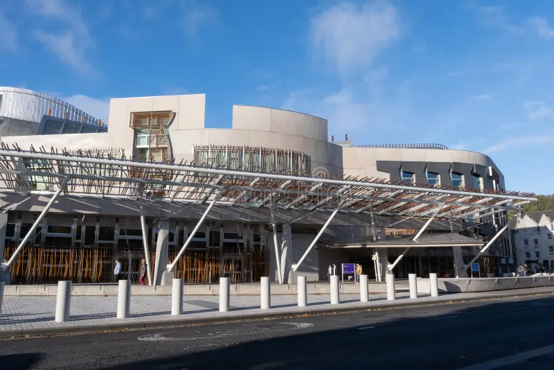 Parliament Building Holyrood Edinburgh Scotland October 242287077