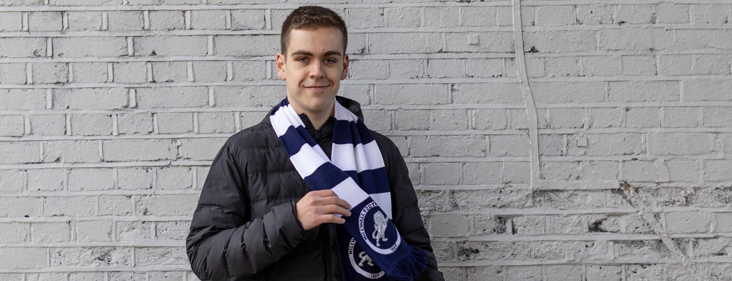 2025 11 Millwall FC Video William Killgallon Supporter Banner