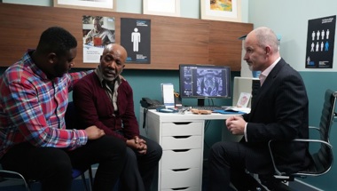 202302 GP And Consultant Shoot Rosie Lonsdale 145 Father Son Doctor