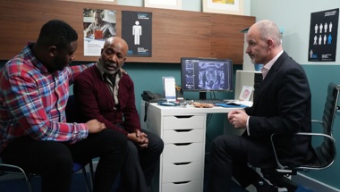 202302 GP And Consultant Shoot Rosie Lonsdale 145 Father Son Doctor