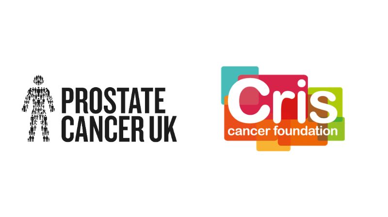 Prostate Cancer UK And CRIS Cancer Foundation Logos